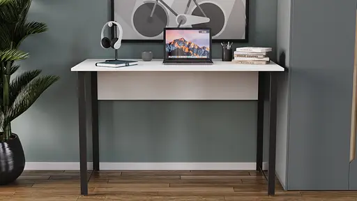 Комп'ютерний стіл Ferrum-decor Курт 75x140x60 чорний ДСП Білий 16мм (FRD-102030) - фото 4