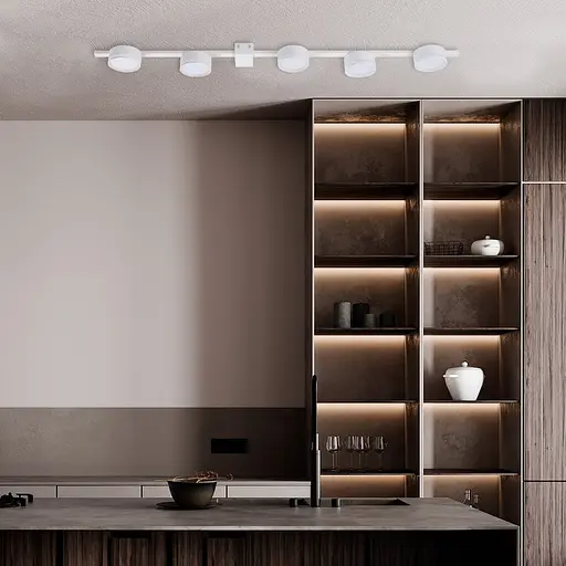 Люстра Ardero ML483-5 під лампу білий - фото 3