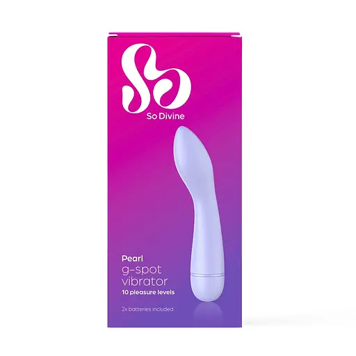 Вібратор So Divine Pearl Mini G-spot 12.5 см (бузковий) - фото 7