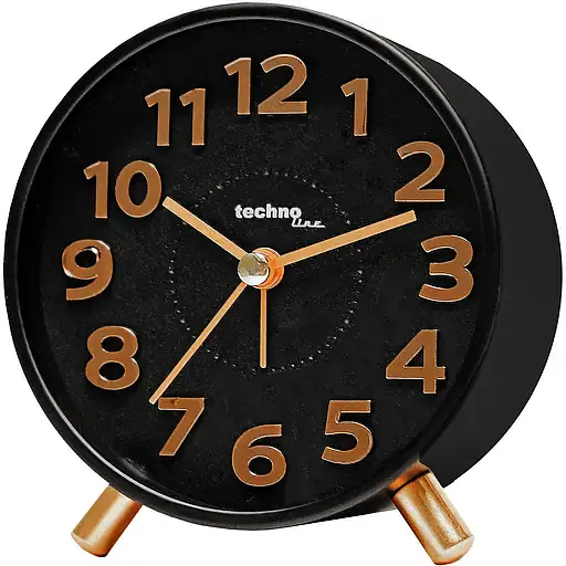Часы настольные Technoline Modell F Black/Cooper (Modell F) - фото 1