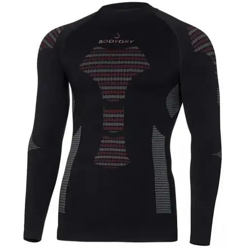 Термокофта BodyDry Bionic Man Black/Red XS/S (BOD-VBIOBLRDXS-S)