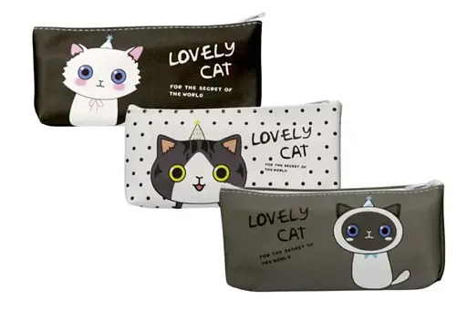 Пенал ПВХ, 20x10 см, Котики, 13224 (В асортименті) - фото 4