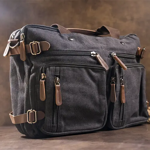 Текстильная сумка Vintage 43х35х12 см sum0012219 - фото 3