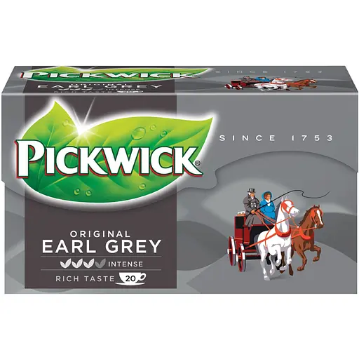 Чай черный Pickwick Earl Grey с бергамотом 40 г (20 шт. х 2 г) (907477)