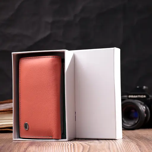 Кожаный женский кошелек ST Leather 14х9х2 см acs0028353 - фото 8