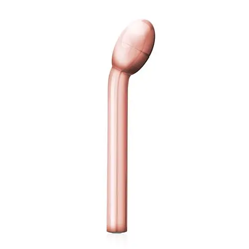 Вібратор EasyToys Rosy Gold Nouveau G-spot 22 см золотистий - фото 2