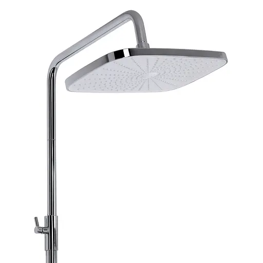 Душова система універсальна Qtap Gemini на три споживача (з виливом) QTGEM111CRW45687 Chrome/White, Білий - фото 4