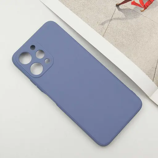 Силиконовый чехол Epik Candy Full Camera для Xiaomi Redmi 12 Голубой / Mist blue - фото 2