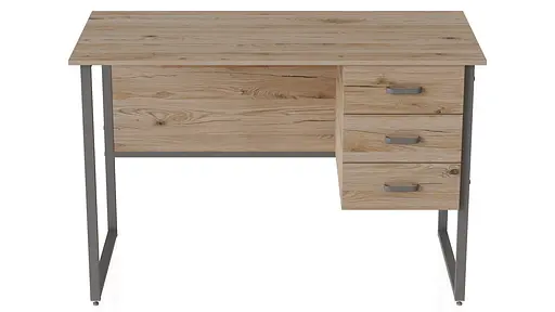 Комп'ютерний стіл Ferrum-decor Гаррі 75x120x60 сірий ДСП Дуб Сан-Марино 32мм (FRD-101459)