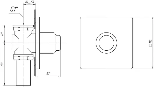 Кран-дозатор для унитаза Tremolada Tremo-471А, Хром - фото 3