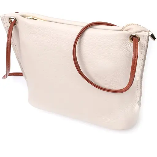 Женская трапециевидная сумка Vintage на плечо из натуральной кожи 26х18х6.5 см sum0029003 - фото 1