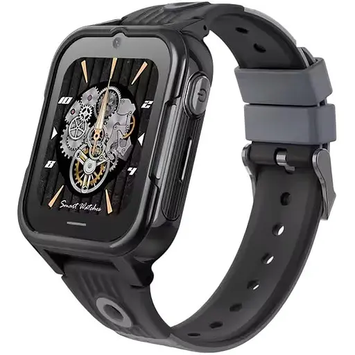 Дитячий смарт-годинник Smart Baby Watch D38-X3 з SIM-картою GPS прослуховуванням відеодзвінком 4G Play Market рожевий