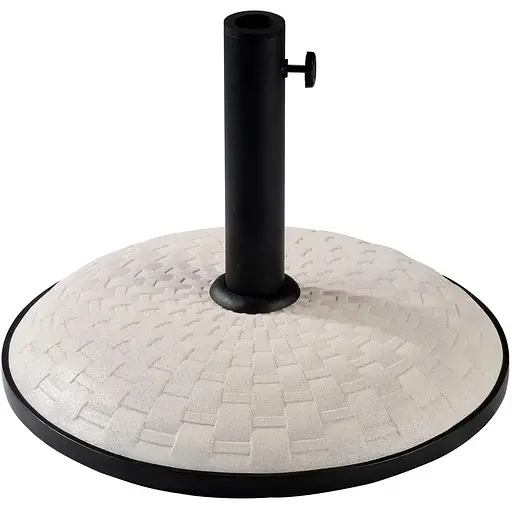 Уценка. Подставка для зонта Time Eco бетонная круглая белая 25 кг (TE-G1-25)