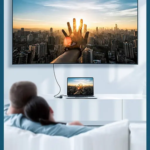 Перехідник Ugreen USB 2.0 Type-C VGA V1.2 /HDMI V2.0b/DP V1.2a CM260 Чорний - фото 3