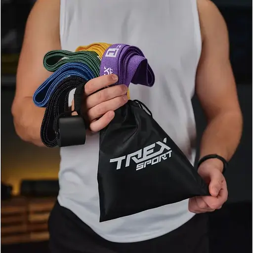 Набор резинок для фитнеса Trex Sport TX-005PBA 5в1 set A - фото 10