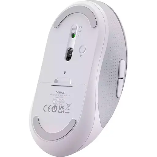 Миша Baseus F02 Ergonomic White (B01055505211-01) [129414] - фото 3