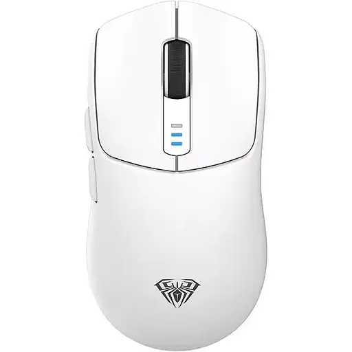 Мышь беспроводная игровая Aula SC580 PAW3325 12000 DPI 2.4G Bluetooth White