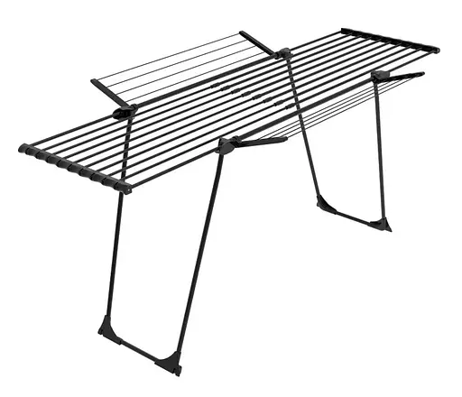 Сушилка для белья напольная Casa Si Casa Flex Ultra Black (CS92180B04H) - фото 1