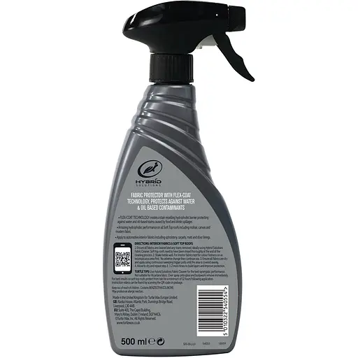 Захисний засіб для тканин Turtle Wax Hybrid Solutions Fabric Protector 500 мл - фото 2