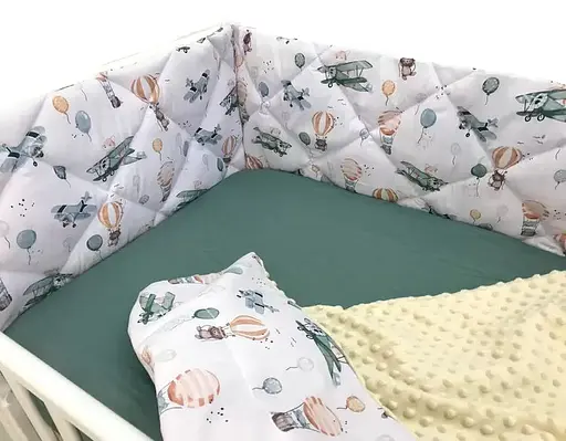 Дитячий набір Moontime у ліжечко "Літачки" - фото 2