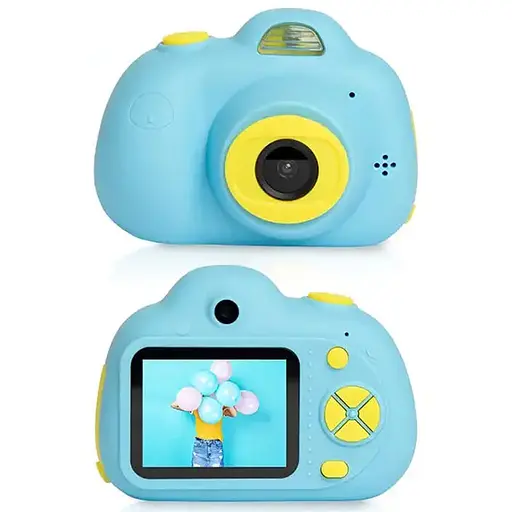 Детская фотокамера D6 Blue - фото 2