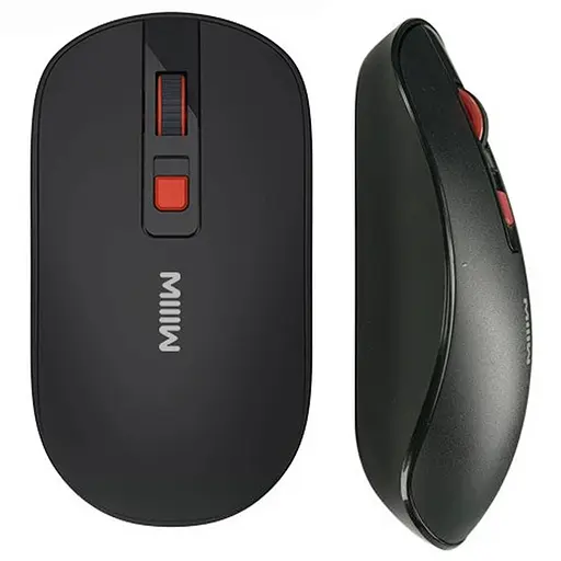 Мышь компьютерная Xiaomi MiiiW Wireless Mute Mouse Lite PM21 (MW23M21) Black - фото 2