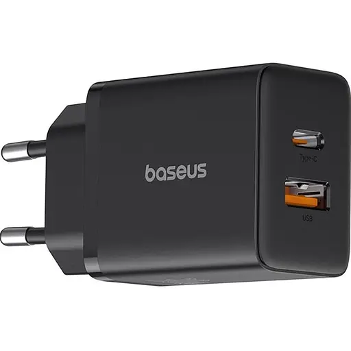 Мережевий зарядний пристрій Baseus Cube 30W USB-A + USB-C Cluster Black (P10111404113-00) [146304] - фото 4