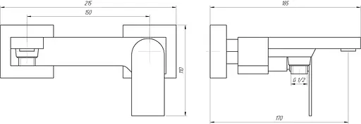 Смеситель для ванны Topaz Sardinia TS 08118-H19 Хром - фото 4