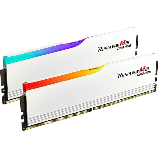 Модуль памяти DDR5 2x16 ГБ/6000 G.Skill Ripjaws M5 Neo RGB White (F5-6000J3636F16GX2-RM5NRW) - фото 4