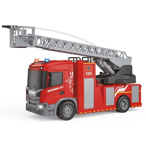 Автомодель детская Scania "Пожарная машина" TechnoDrive 6407KS, свет, звук - фото 1