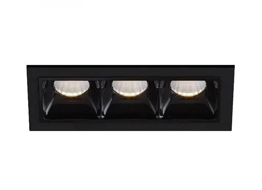 Світильник точковий врізний KLOODI KD-POINT 3X2 6W 3K BK - фото 4