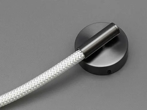 Современный, оригинальный светодиодный светильник шланг, 10Вт, цвет-черный - фото 4