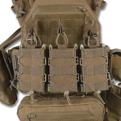 Плитоноска Kiborg GU gen.2 + 8 подсумков Coyote (1000-k66001) - фото 10