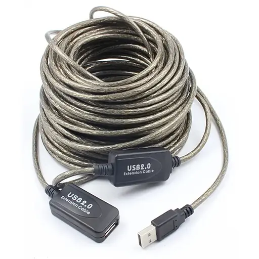 Кабель продовжувач USB 2.0 AM-AF, 20.0 м, активний