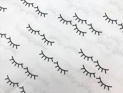 Хлопковая пеленка Moontime 100х80см "Реснички" - фото 2