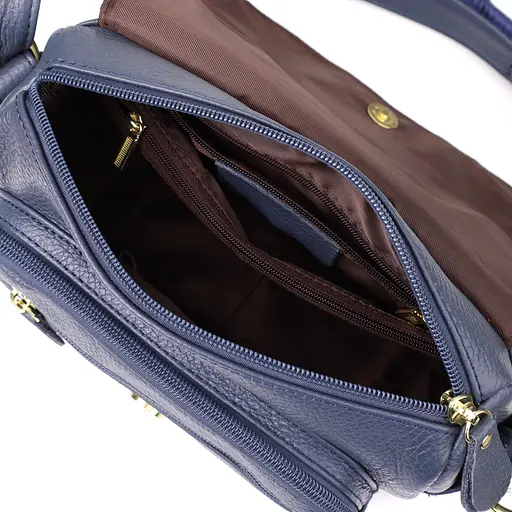 Сумка Vintage из натуральной кожи для женщин 23.5х17х10 см sum0027568 - фото 8