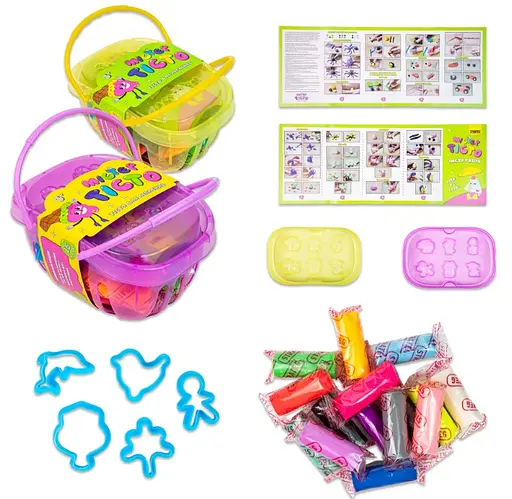 Набір для творчості Містер тісто, 15 шт. у корзинці, Strateg - фото 2