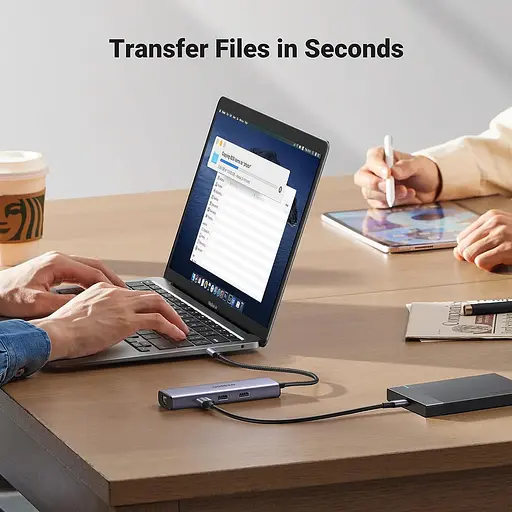 USB-хаб Ugreen CM512 6in1 (15598) [152543] - фото 9
