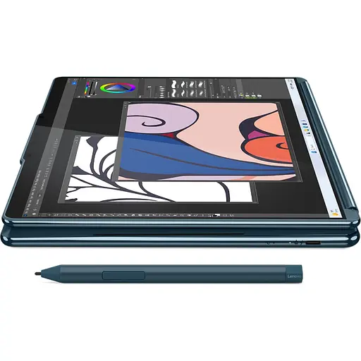 Ноутбук Lenovo Yoga Book 9 13IMU9, (83FF002NRM), Intel Core Ultra 7 155U, 16GB RAM, SSD 1TB, Intel Integrated Graphics, Windows 11 Home, Tidal Teal - фото 7
