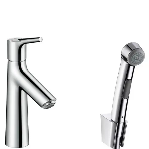 Смеситель с гигиенической лейкой Hansgrohe Talis S EcoSmart 72290000, Хром - фото 1