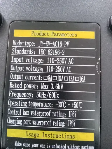 Зарядний кабель EVJUICION EV 2 Schuko 3,1 кВт, електромобіль - фото 5