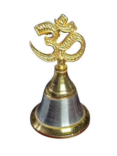 Дзвіночок латунний ОМ золотистий 8,5 см - фото 1