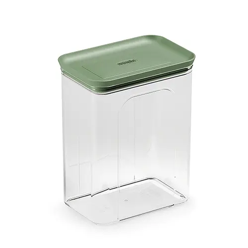 Прямокутна ємність для зберігання продуктів Daily 2,2л зелена (57501_)