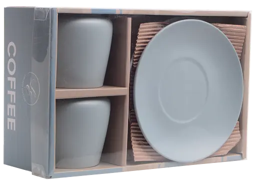 Набір чашок Limited Edition Morning Coffee 2х240 мл з блюдцями порцеляна (RX-N24704) - фото 5