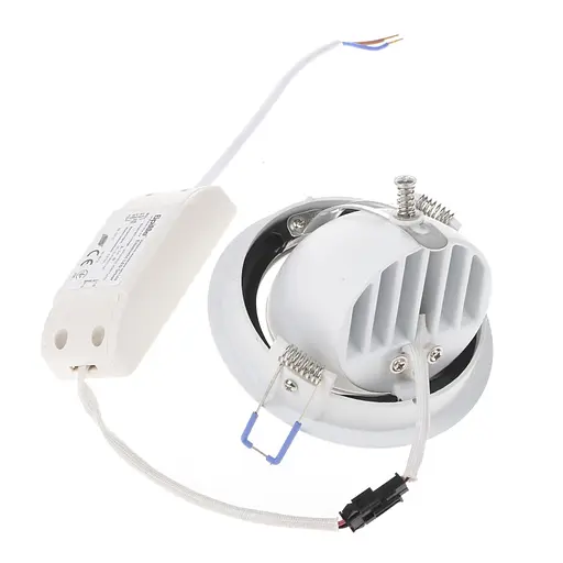 Світильник стельовий Brille LED врізний LED-168/8W NW WH 32-183 - фото 2