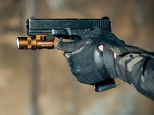 Фонарь с ЛЦВ Olight Baldr Pro R Green Laser Desert Tan - фото 15