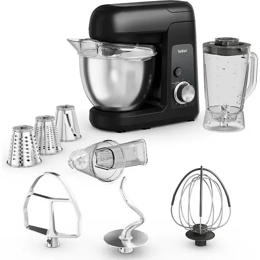 Кухонная машина Tefal Bake Partner 1100Вт черный - фото 2