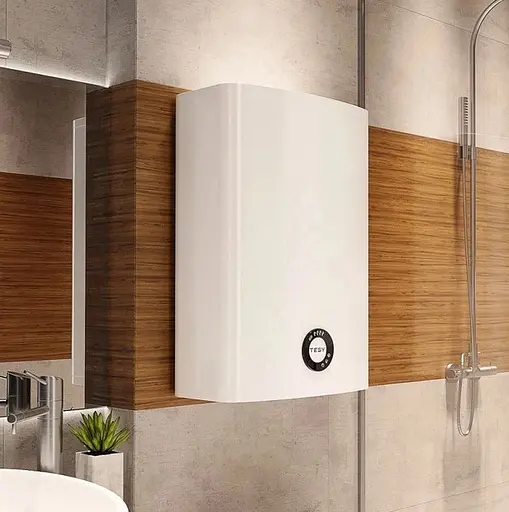 Водонагреватель TESY Bellislimo Lite Dry GCR 502712D E32 EC 50 л, 1.2 кВт, сухой ТЭН, универсальный, прямоугольный, белый (306086) - фото 5