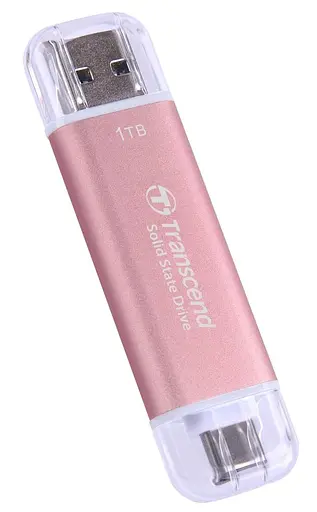 Накопичувач SSD Transcend SSD накопитель 1TB ESD310P Type-C Portable SSD (TS1TESD310P) (FFMSTR02126) - фото 1