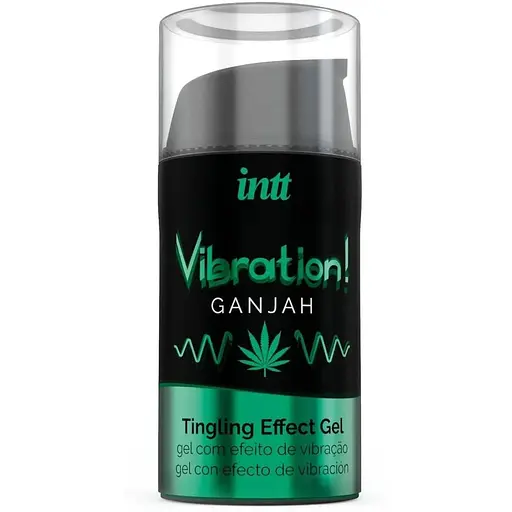 Жидкий вибратор Intt Vibration Ganjah 15 мл эффект вибрации до 30 минут